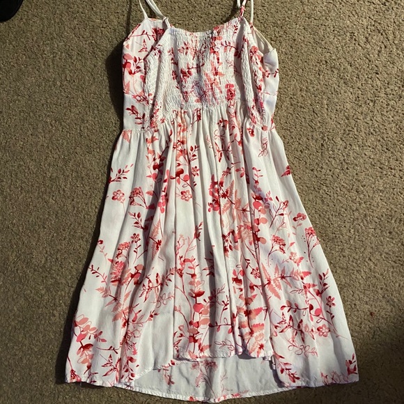 White and pink floral dress - Picture 2 of 2